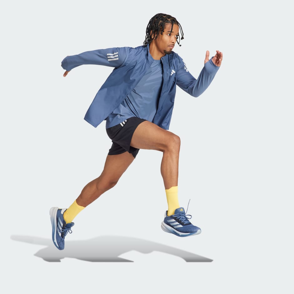 Clothing - Own the Run Vest - Blue | adidas South Africa