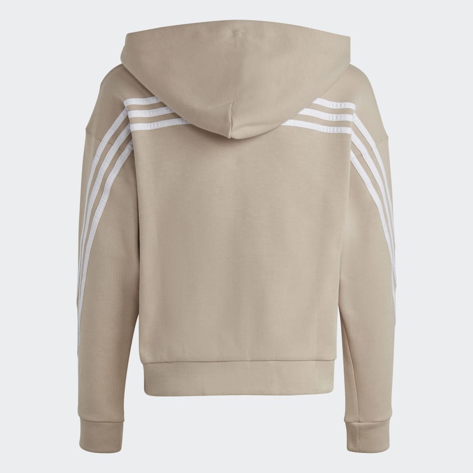 adidas Future Icons 3-Stripes Fleece Full-Zip Hoodie - Black, Men's  Lifestyle