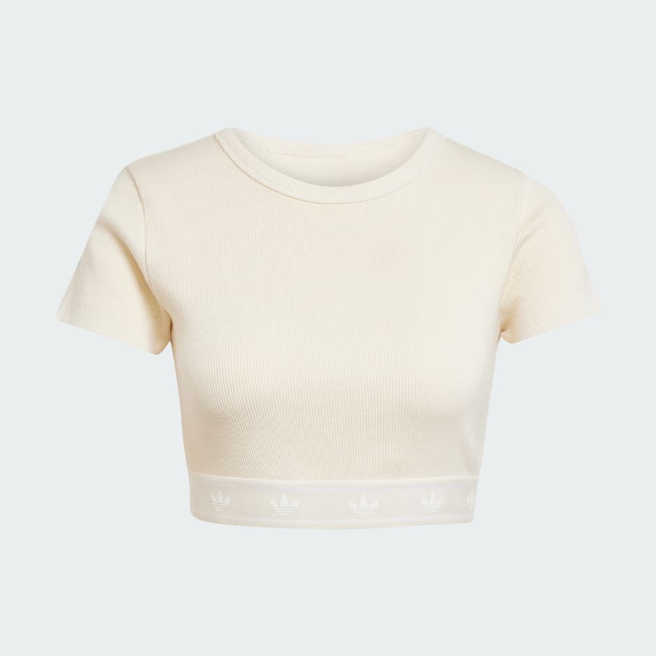 Ribbed Short Sleeve Top