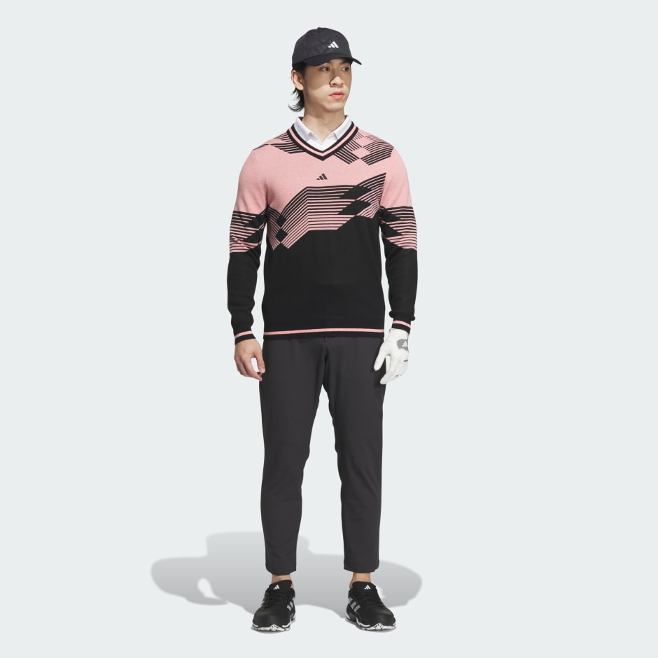 Knit V-Neck Long Sleeve Pullover Sweater