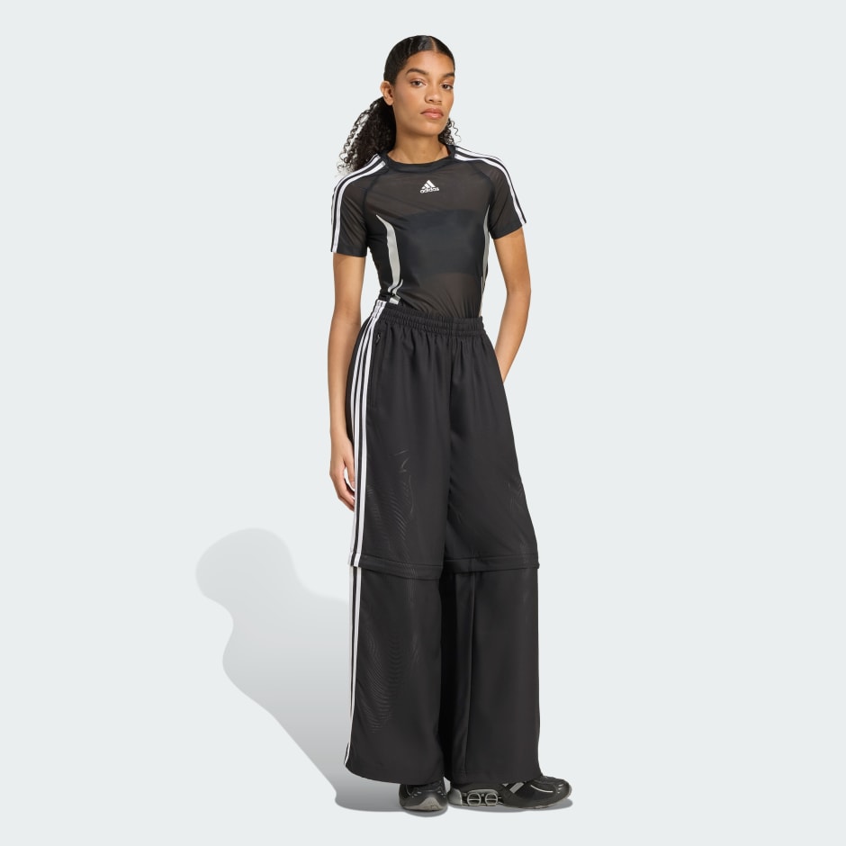 【adidas】ADILENIUM SEASON 4 TEAMGEIST RUFFLEトラック パンツ Adilenium Season 4 Teamgeist Oversized Track Pants - Black