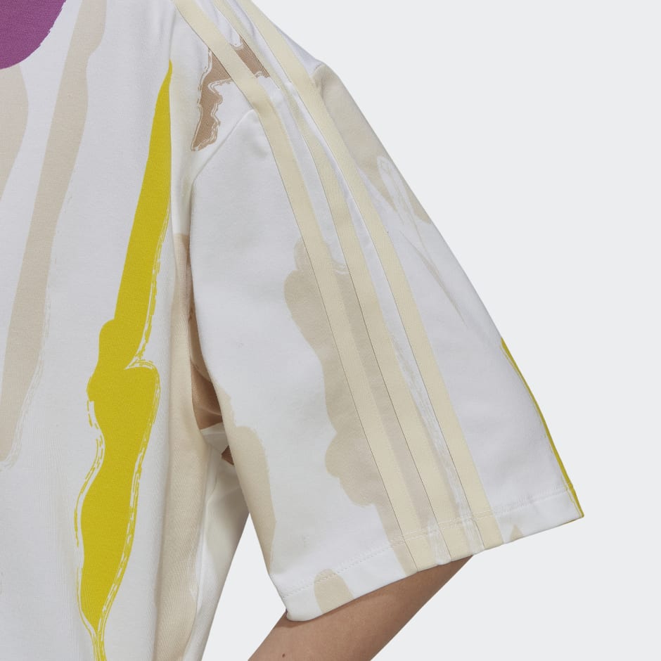 Thebe Magugu Allover Print Crop Tee