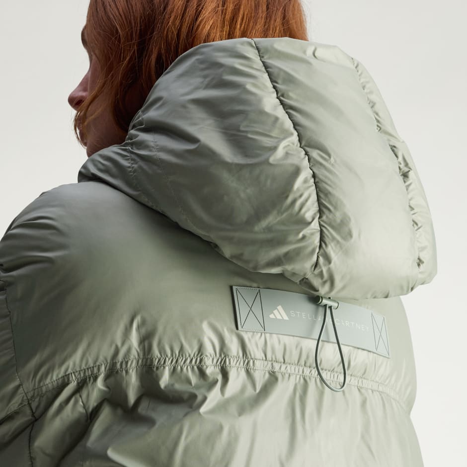 Jachetă de iarnă scurtă și căptușită adidas by Stella McCartney