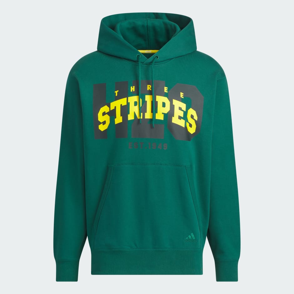 Collegiate Loose Fit French Terry Pullover Hoodie