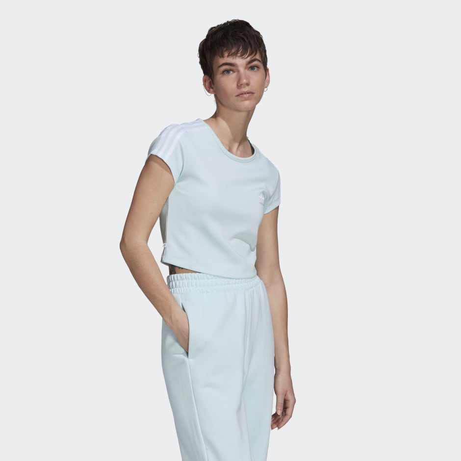 Adicolor Classics Crop 3-Stripes Tee