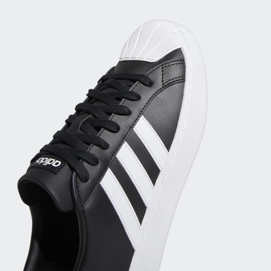 Adidas cloudfoam blancos online con negro