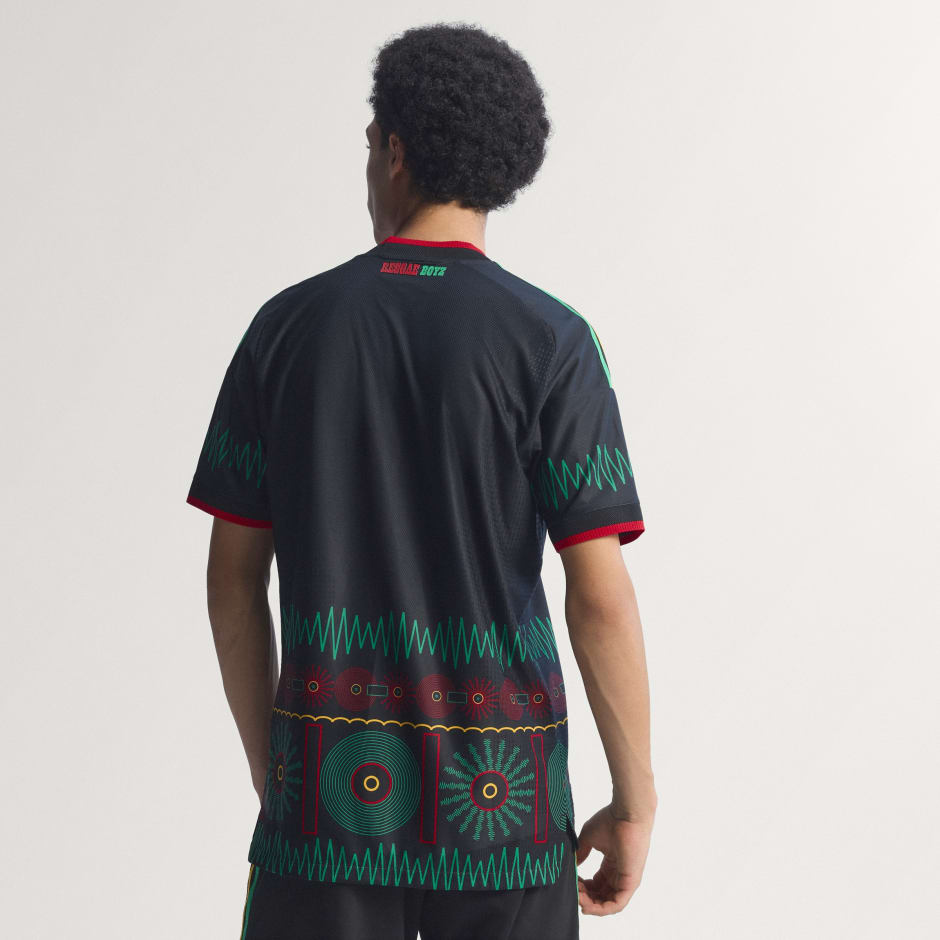 Tricou Jamaica 26 x Bob Marley Authentic pentru meciuri &icirc;n deplasare
