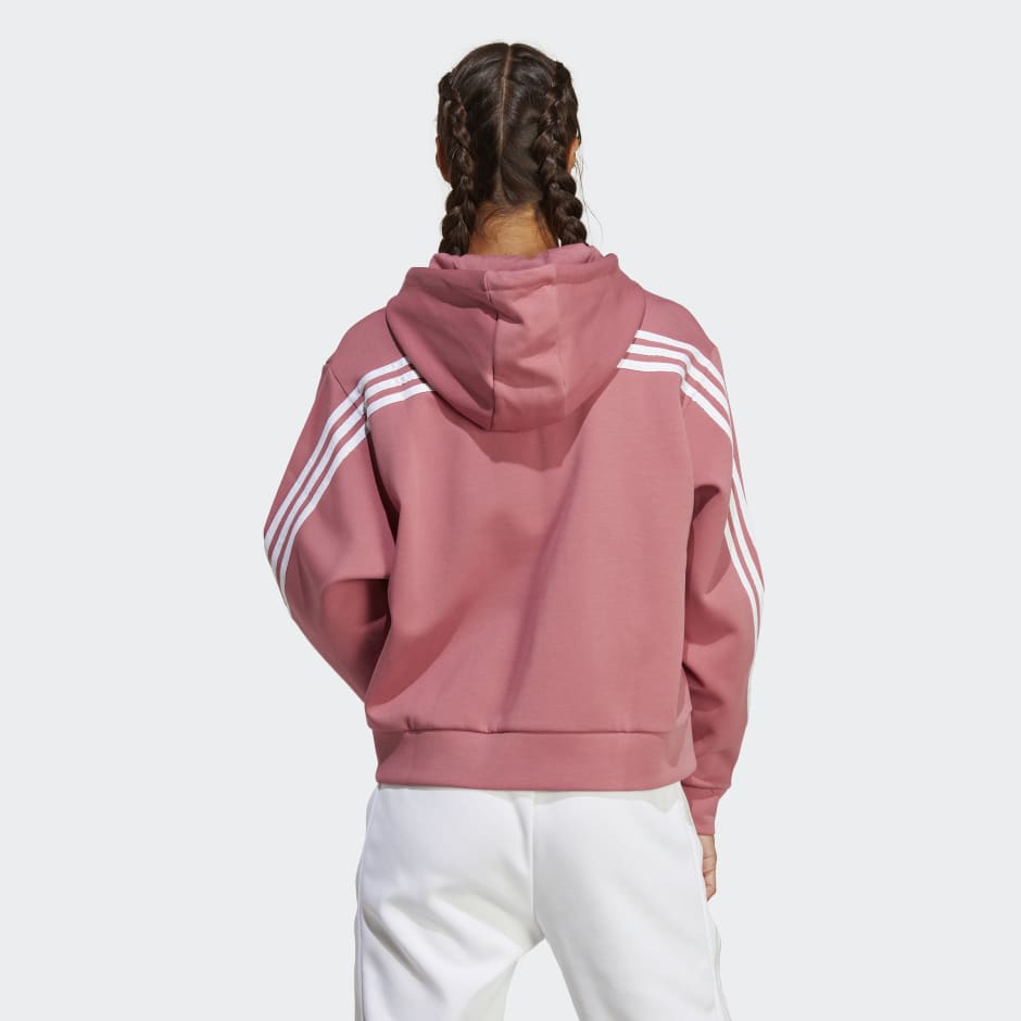 Women's Clothing - Future Icons 3-Stripes Full-Zip Hoodie - Pink ...