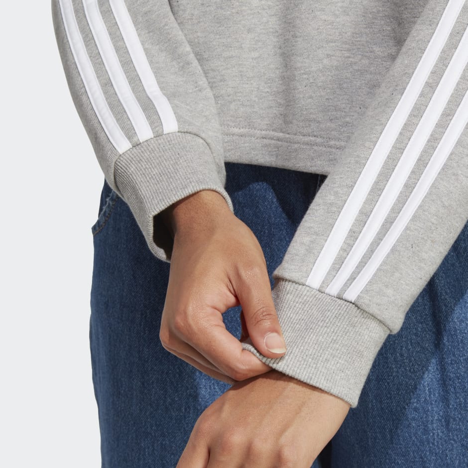 Originals 3-stripes hotsell crop crew sweatshirt