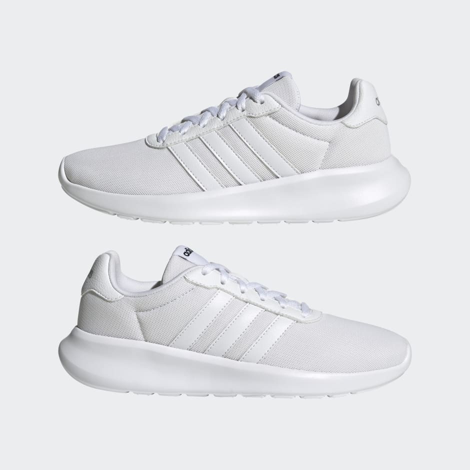 Adidas lite racer sales white womens