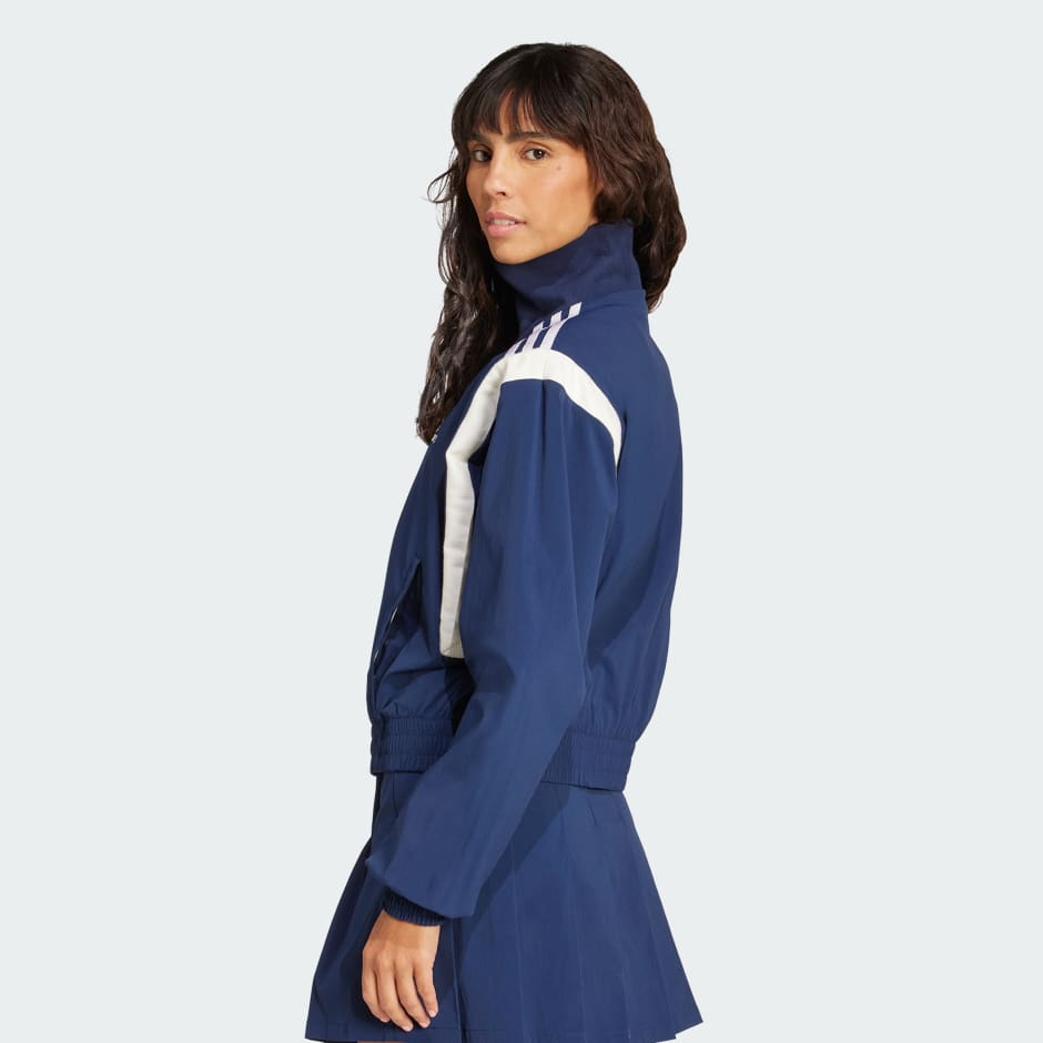 Mascotte Woven Tracksuit Jacket - Blue | adidas Hong Kong