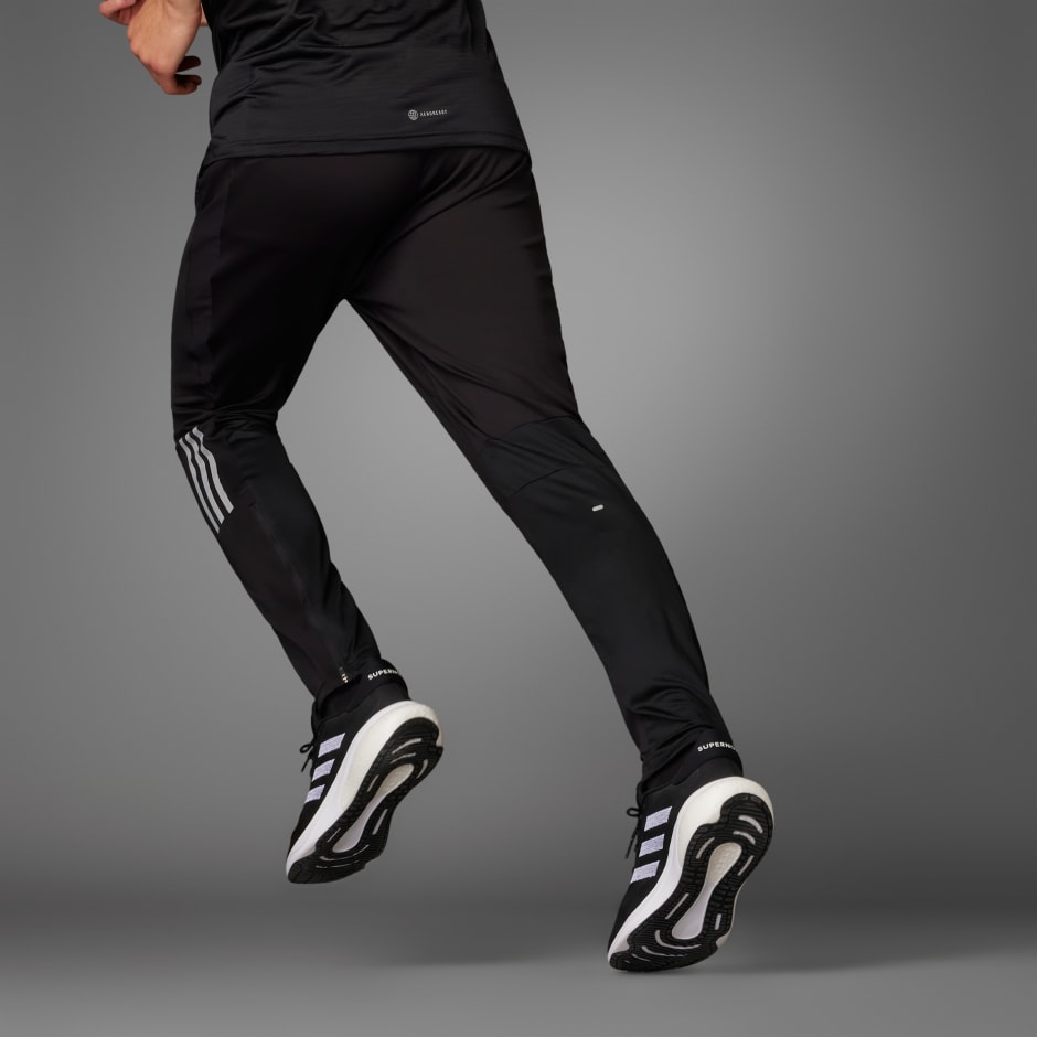 adidas Own the Run Astro Knit Pants - Black | adidas KE