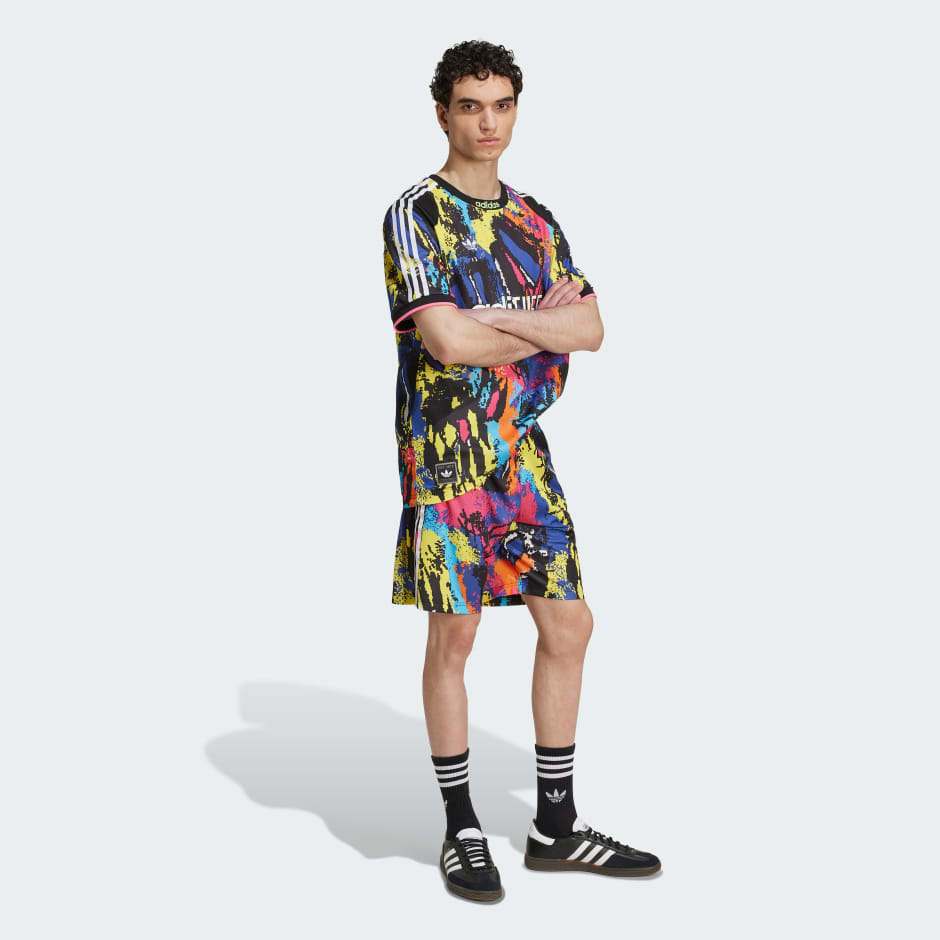 Pantaloni scurți Archive AOP cu cusătură interioară de 23 cm