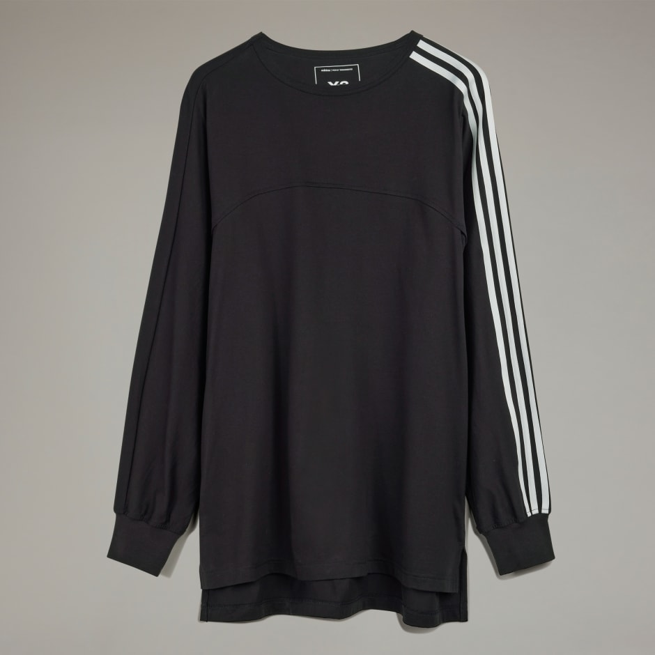 Y-3｜ (M 3S LS TEE (JN4987)) adidas Y-3 3-Stripes Long Sleeve Tee - Black | adidas GH