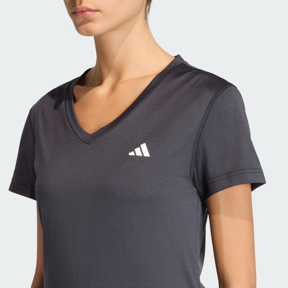 Tricou cu guler in V Workout Essentials