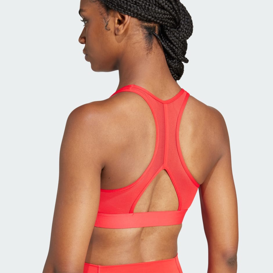 Powerreact Train Medium-Support 3-Stripes Bra