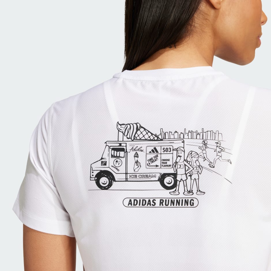 Running Ice Cream Graphic Tee