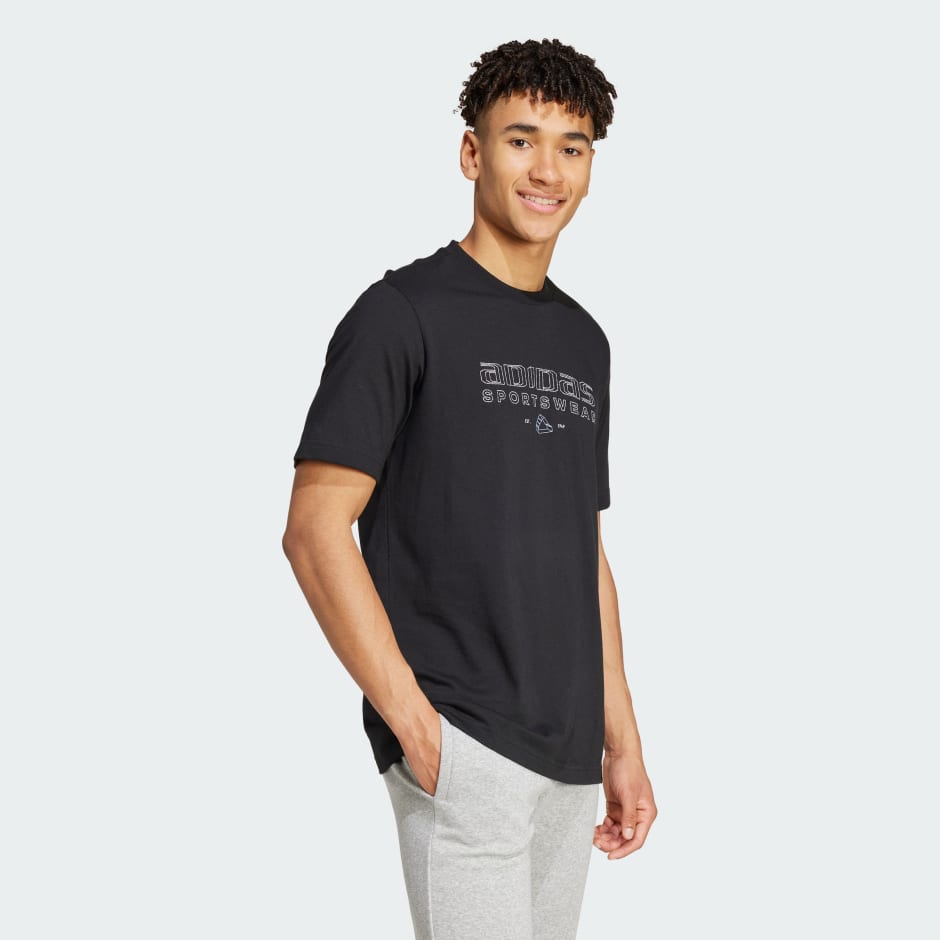 تيشيرت جرافيكي Tech Linear Graphic