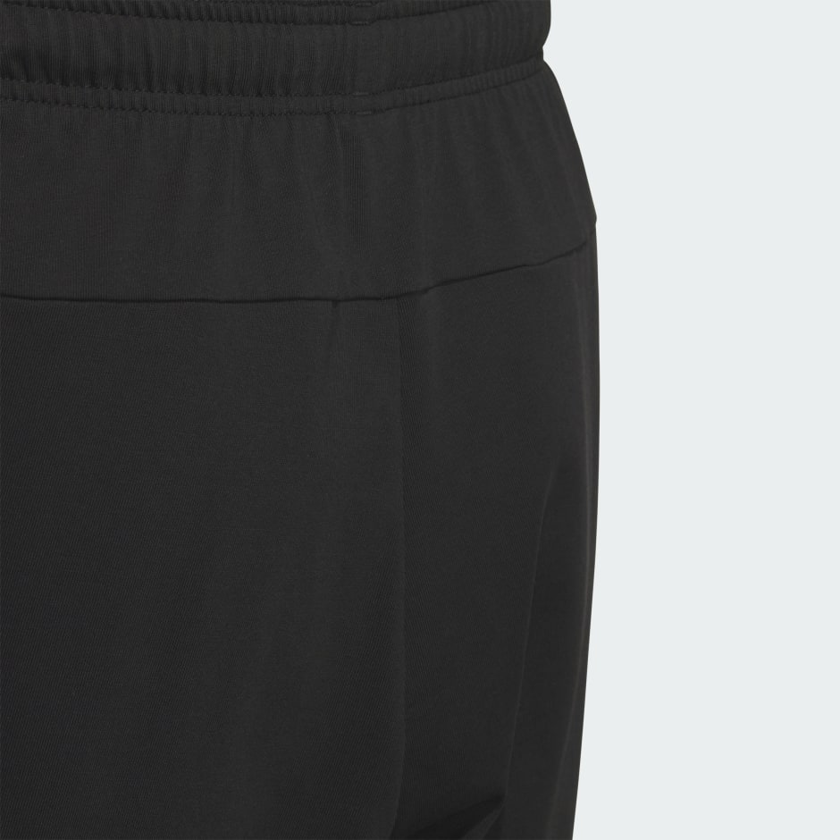 Essentials 3-Stripes Tapered Pants Single Jersey Open Hem