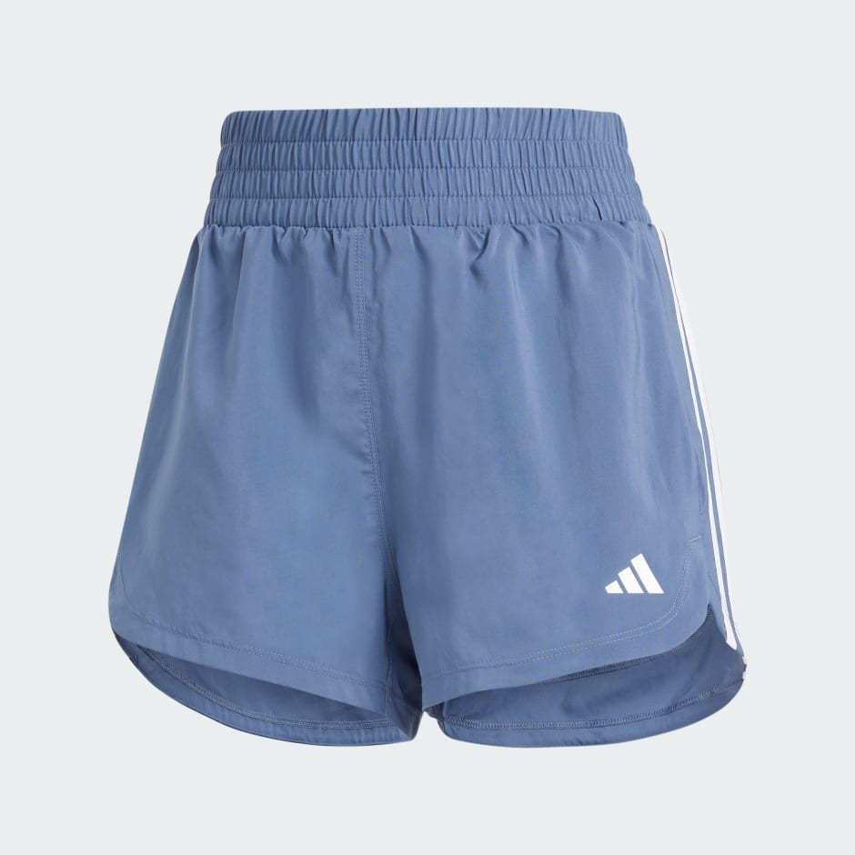 Pacer Training 3-Stripes Woven High-Rise Shorts