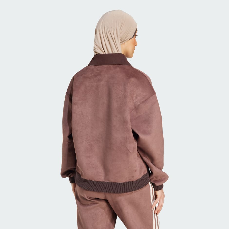 Suede Oversized Sweatshirt