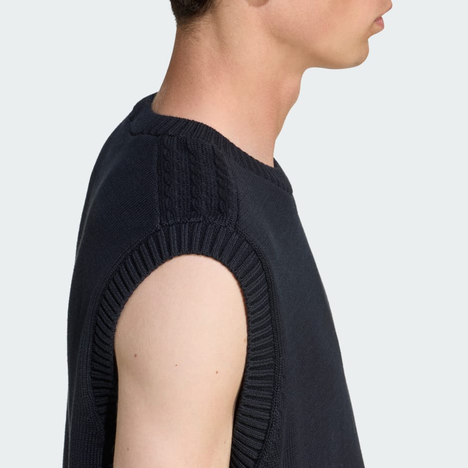 Vestă tricotată Premium Essentials