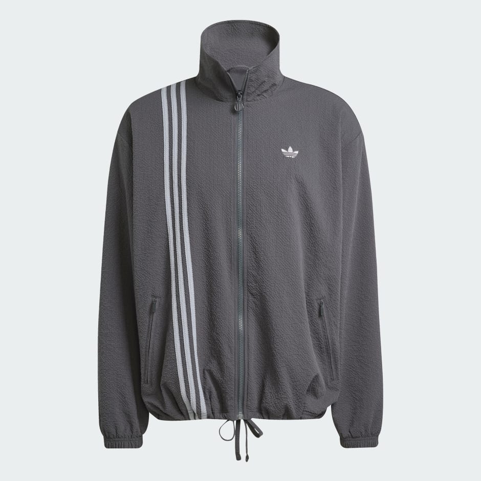 Fashion Seersucker Firebird Track Top
