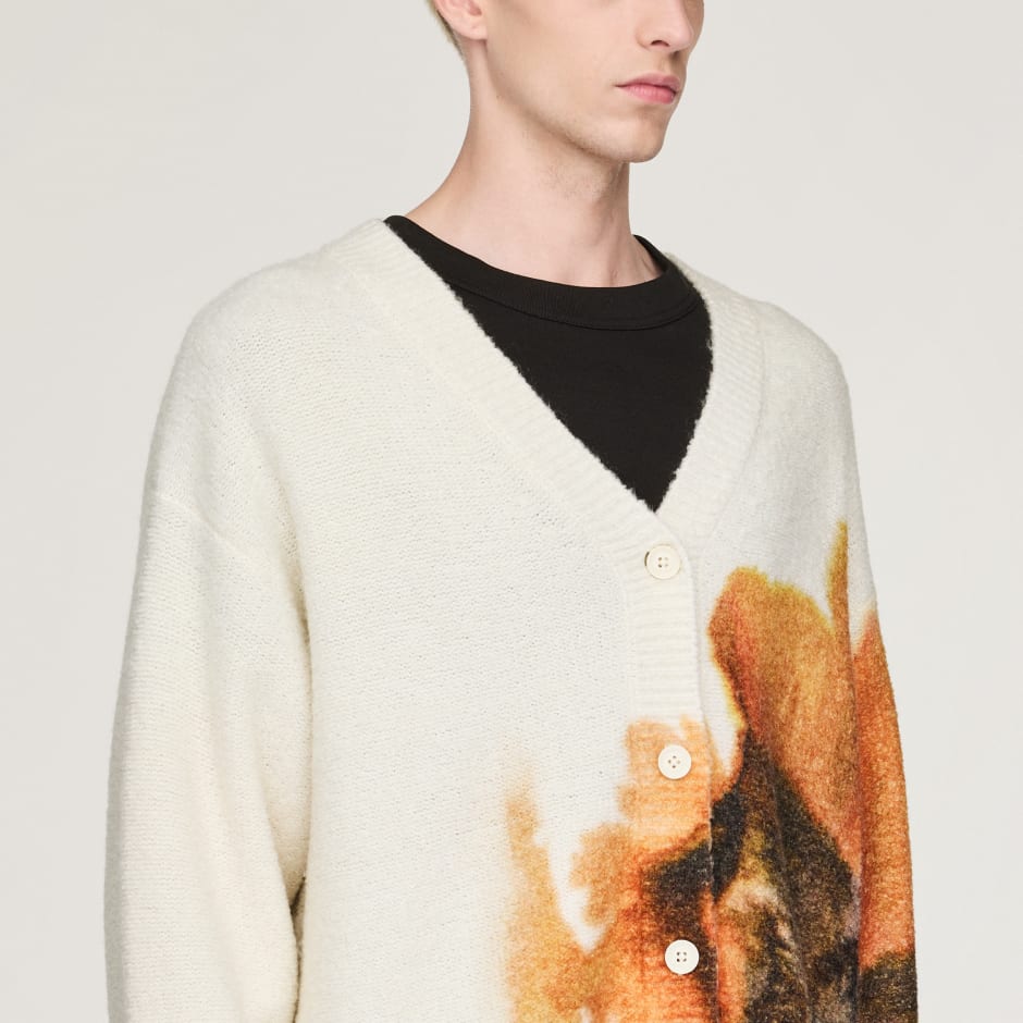 Cardigan grafic tricotat Y-3