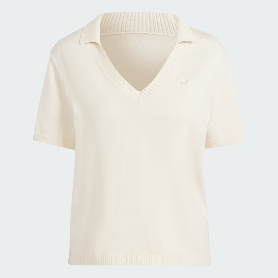 Premium Essentials Knit Open Polo Shirt image number null