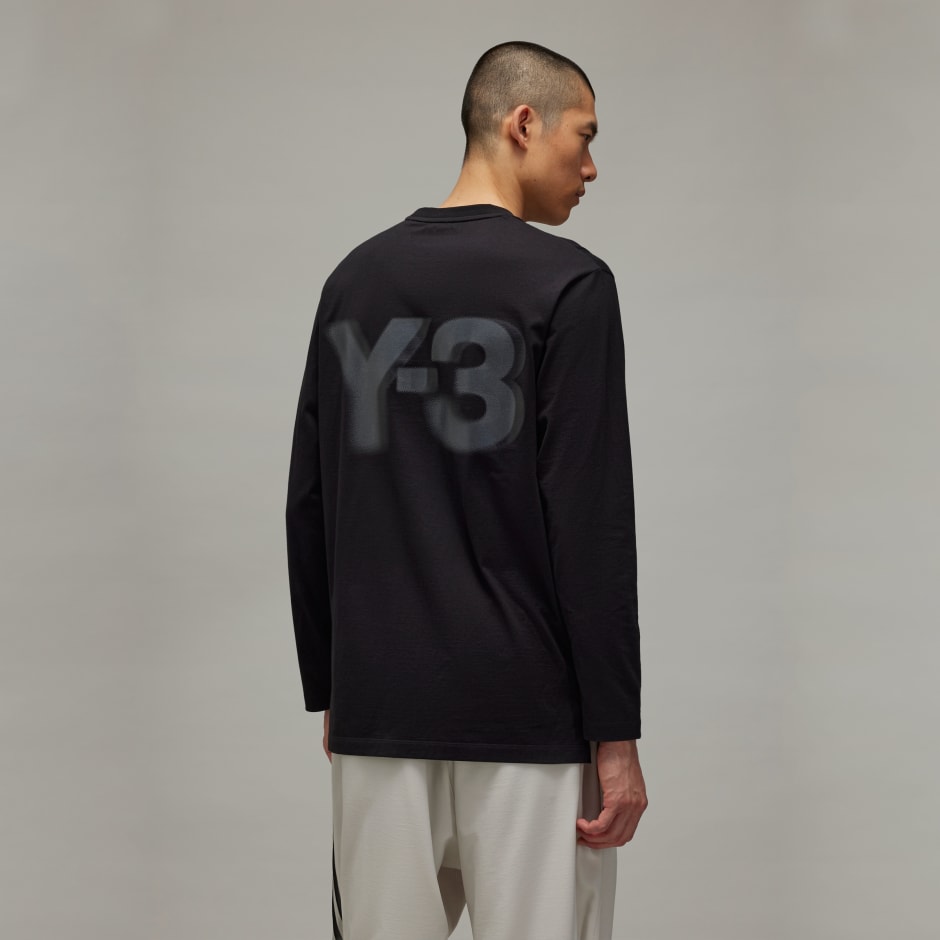 Y-3 Logo Long Sleeve Tee