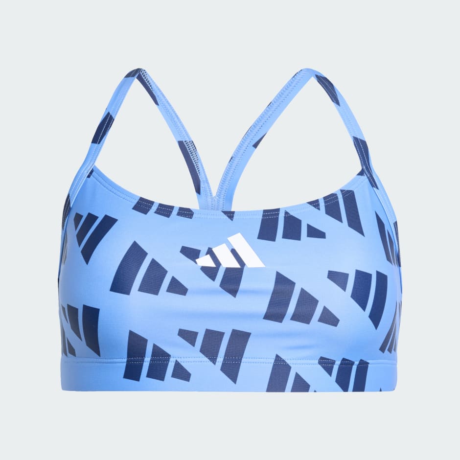 بيكيني بشعار الأعمدة الثلاث بظهر على شكل حرف C