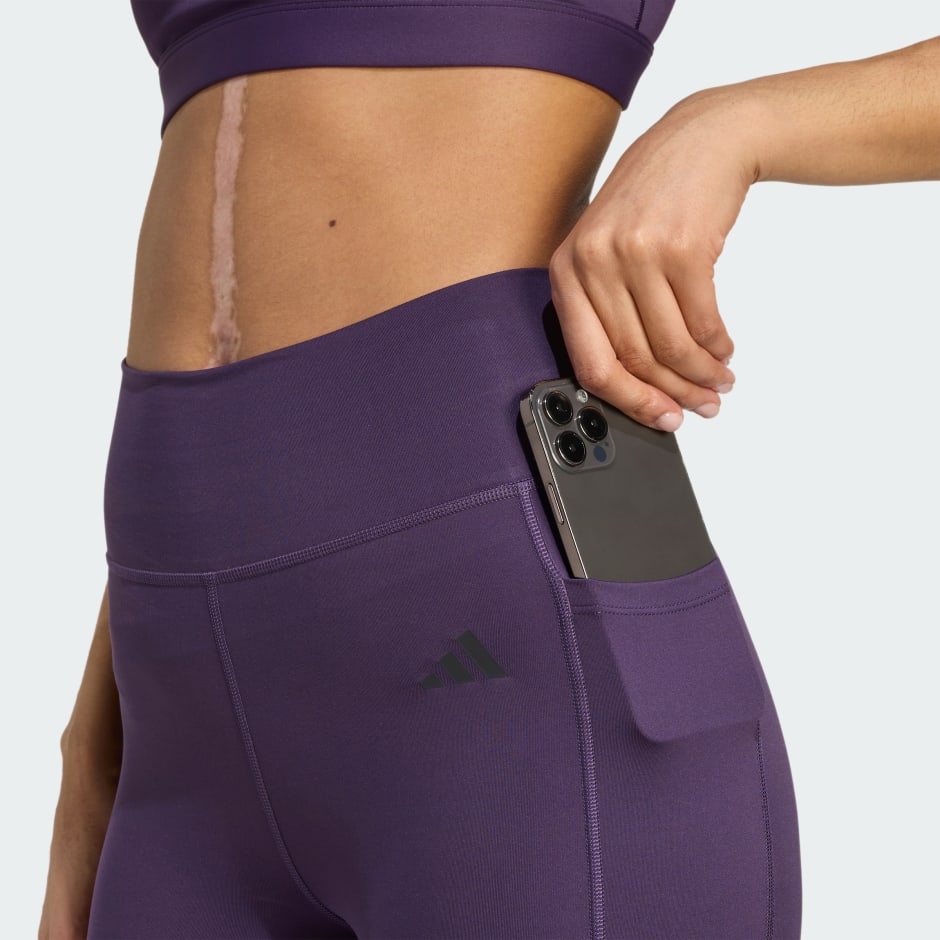 Optim&eacute; Essentials Stash Pocket Full-Length Leggings