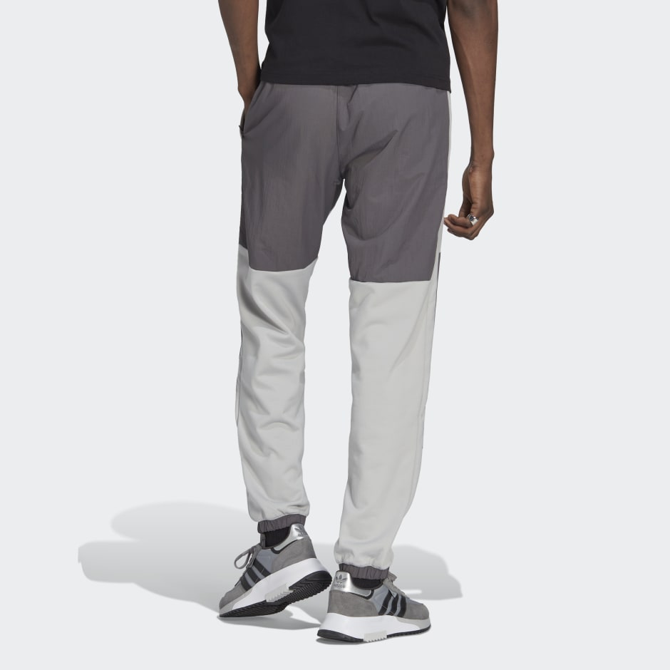 Men's Clothing - adidas Winter Fabric Mix Track Pants - Grey | adidas Saudi Arabia