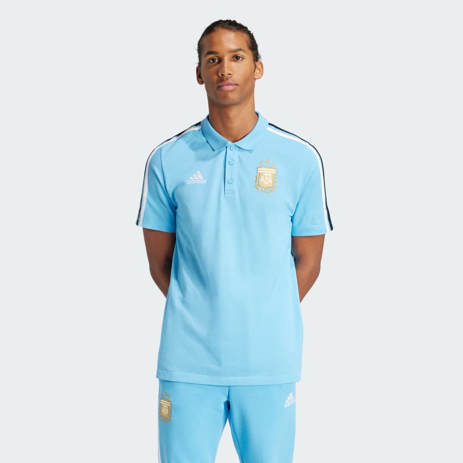 Argentina DNA 3-Stripes Polo Shirt