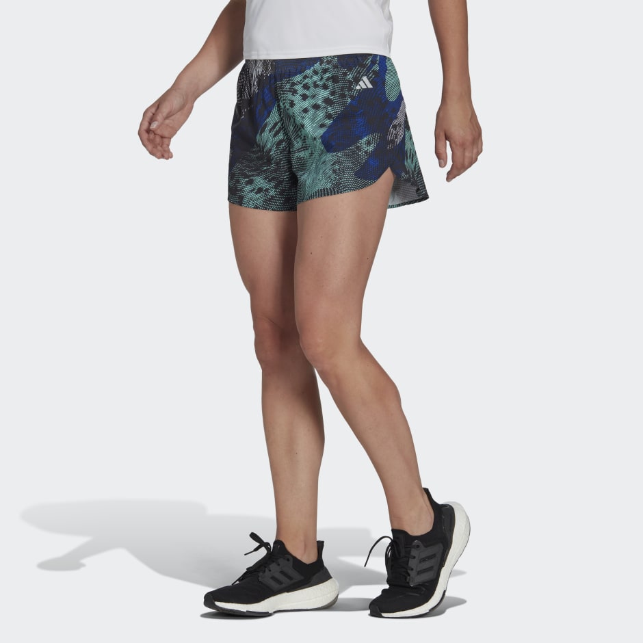 Women's Clothing - Adizero Split Shorts - Black | adidas Oman