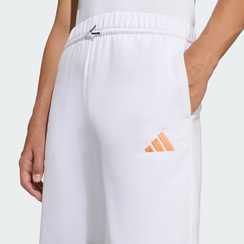 Pantaloni din fleece adidas Slogan