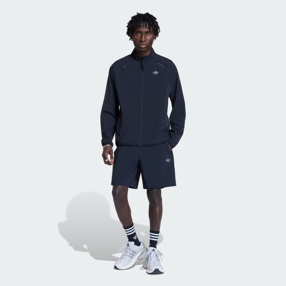 BLUZĂ DE TRENING CU GLUGĂ TECH TREFOIL ESSENTIALS FZ