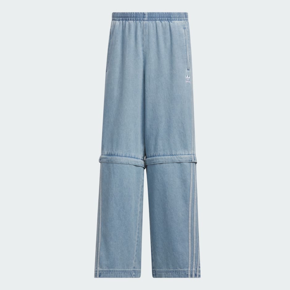 【新作】adidas DENIM ZIP PANT Size 24 JX9210 adidas DENIM ZIP PANT ライトデニム（アディダス デニム ジップ