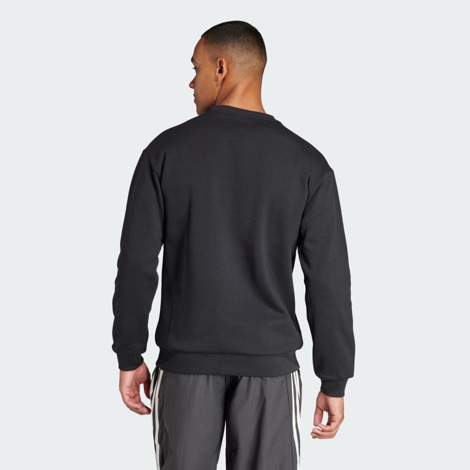 Adidas badge of discount sport crew sweatshirt