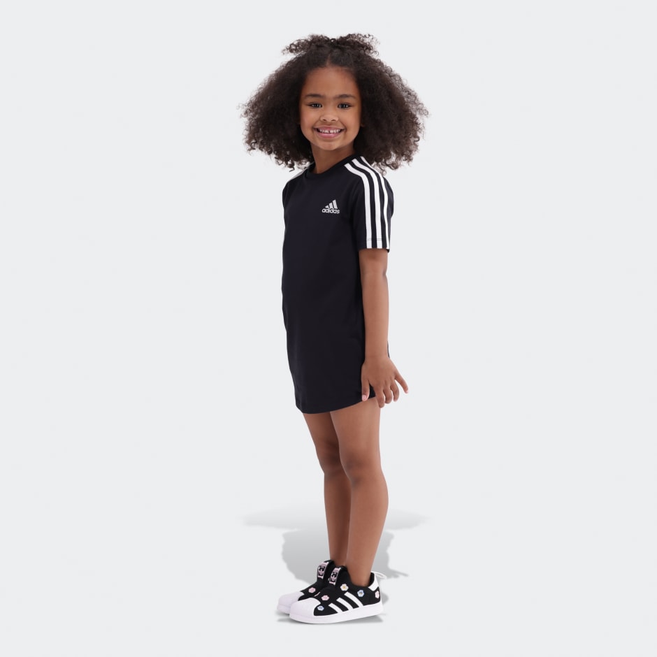 Essentials 3-Stripes Single Jersey Boyfriend Tee Dress