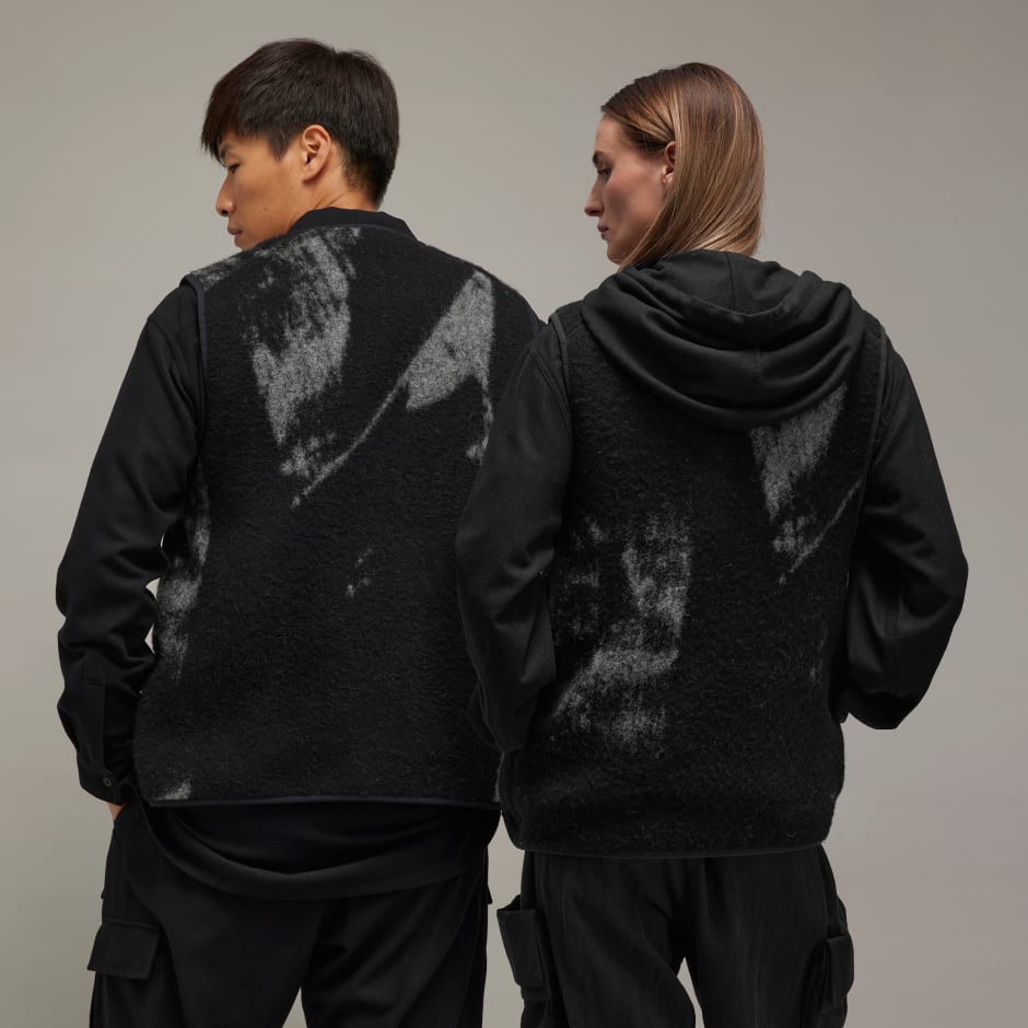 Y-3 Fuzzy Fleece Vest