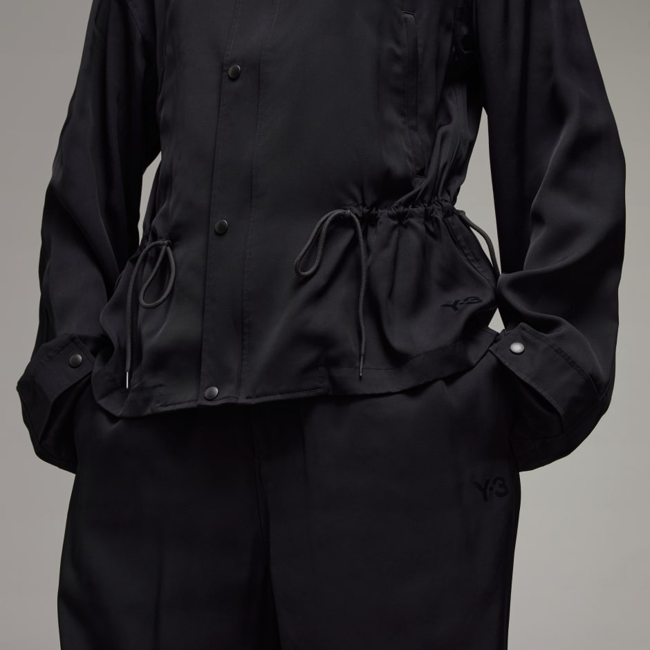 Y-3 Rayon Twill Hooded Top