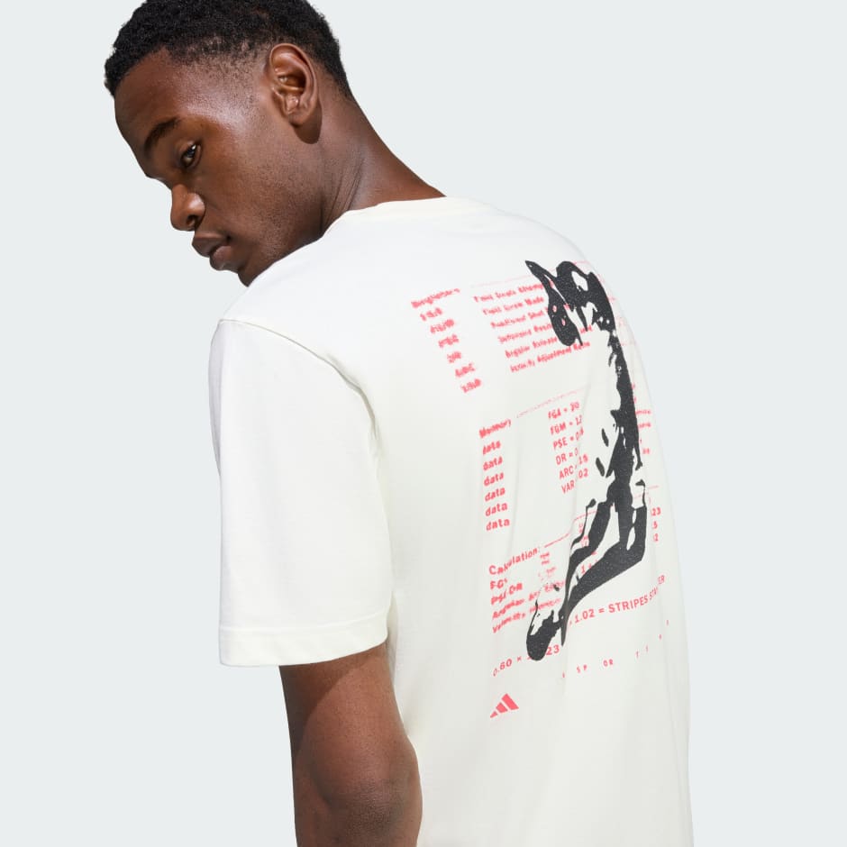 ANX HOOP 圖案 T 裇