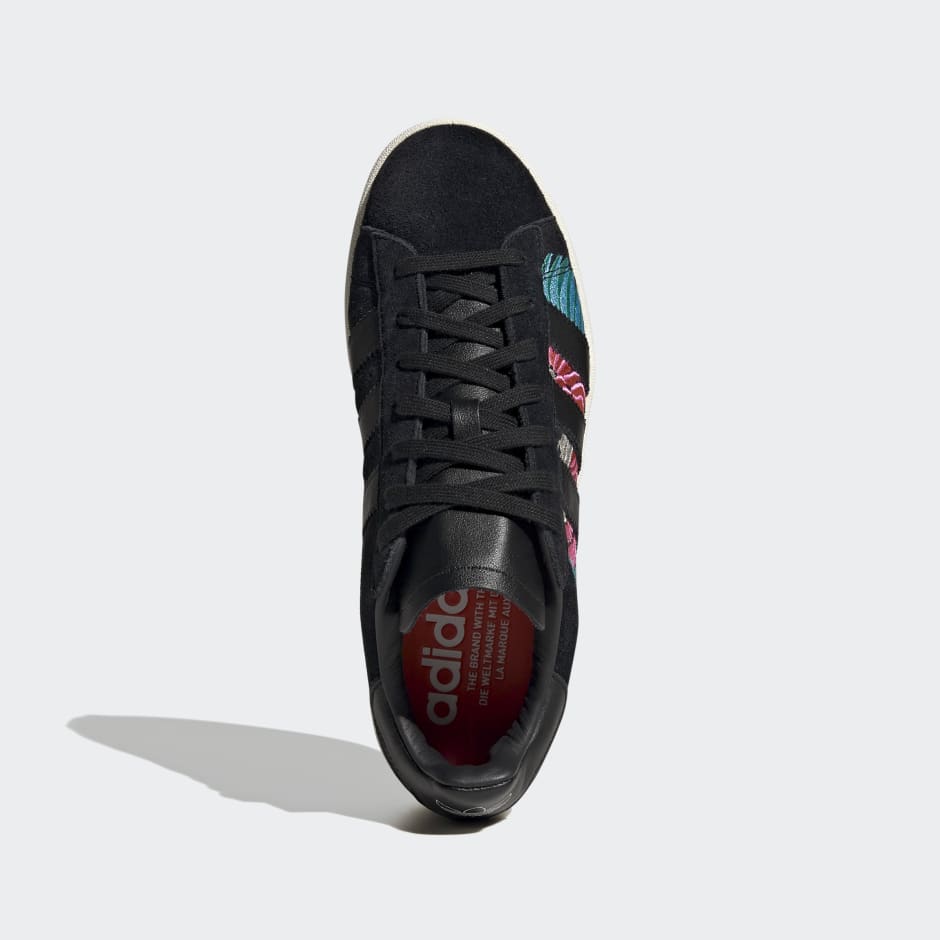 Adidas suede outlet black and red