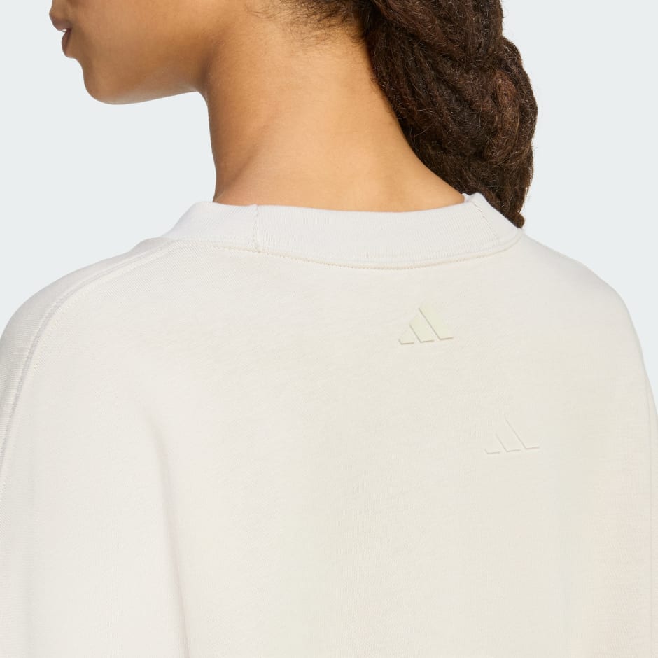 Seasonal Essentials Colorpop Sweatshirt with Embroidered Graphic