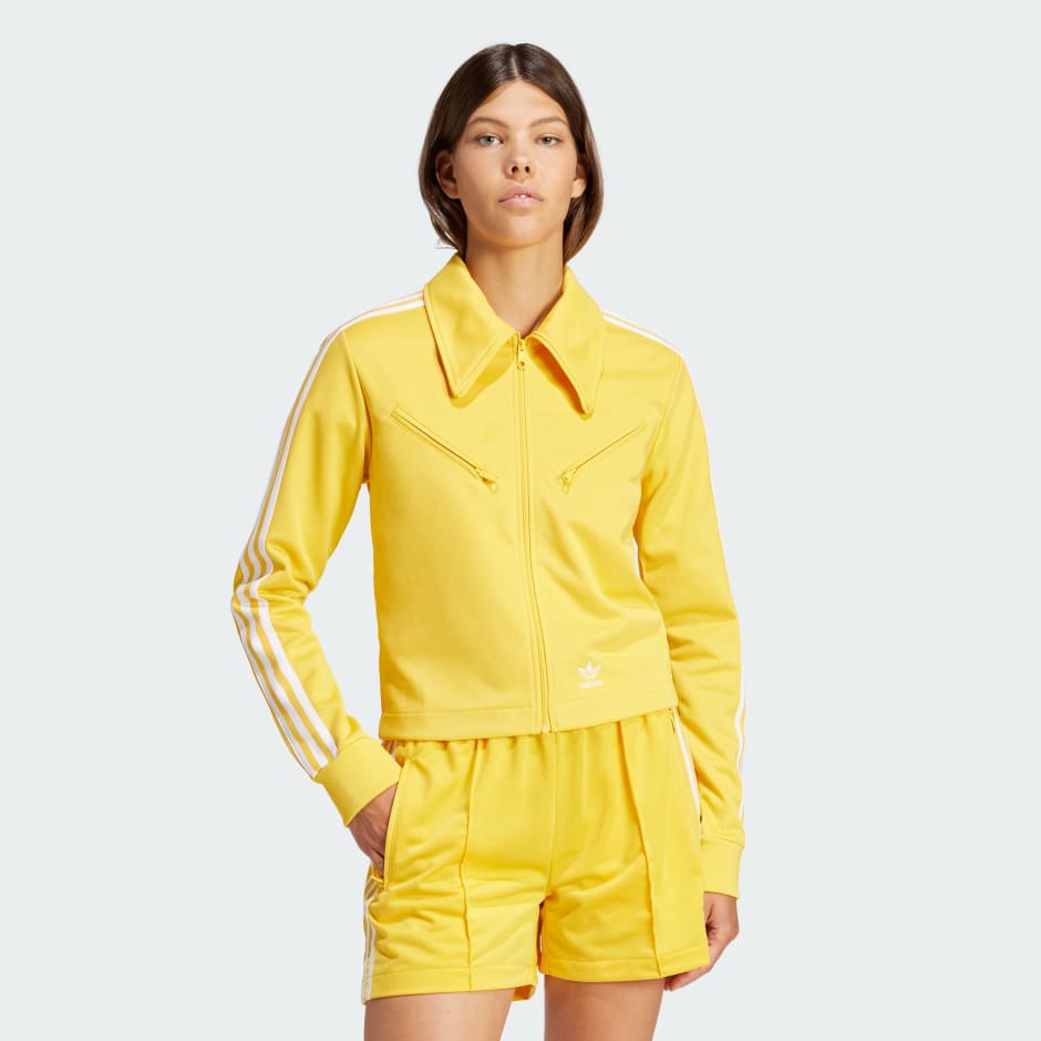 All yellow adidas tracksuit best sale