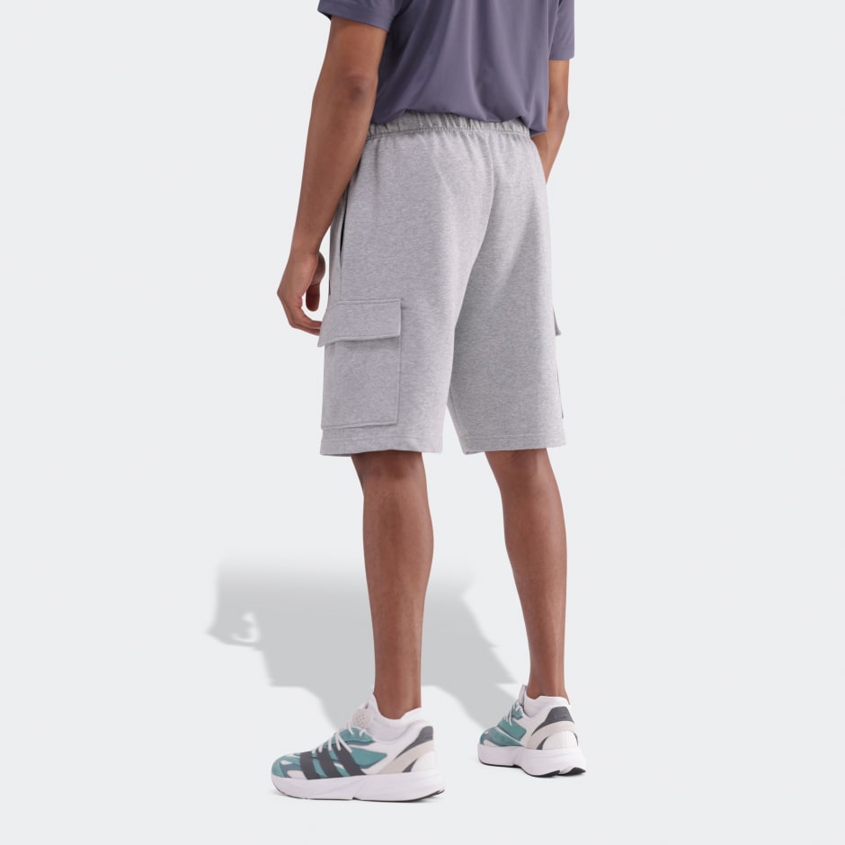 Essentials Feel Cozy French Terry Cargo Shorts
