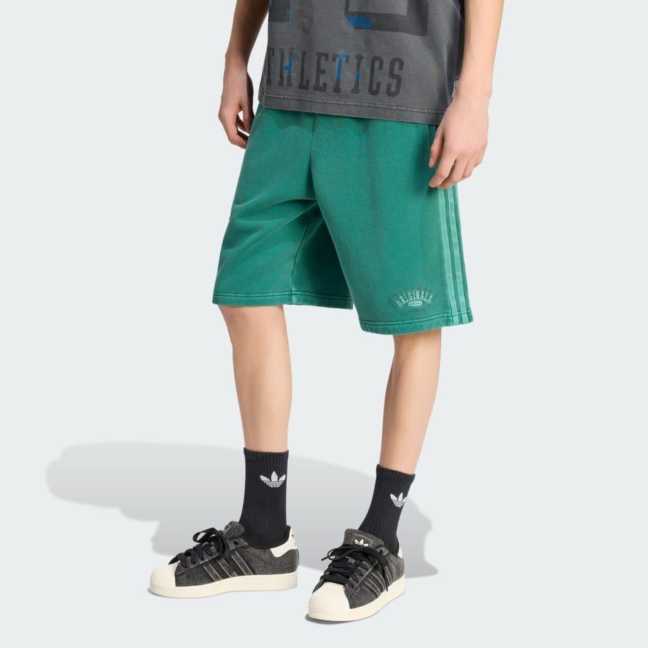 ADIDAS ORIGINALS - WASHED GRAPHICS BASKETBALL SHORTS
