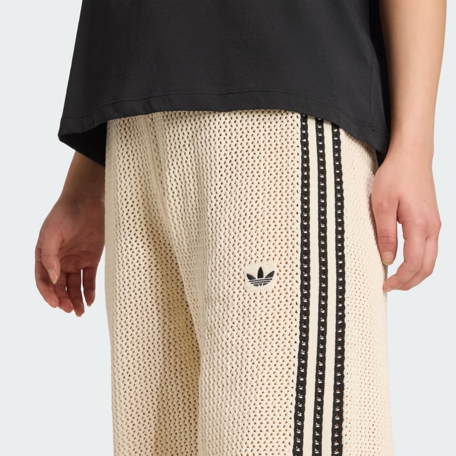 CLOTHING - Originals Premium Crochet Track Pants - White