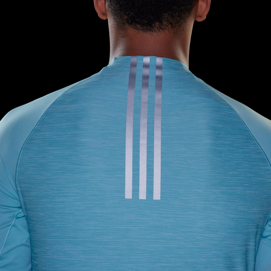 Majica dugih rukava Gym+ 3-Stripes 1/4-Zip